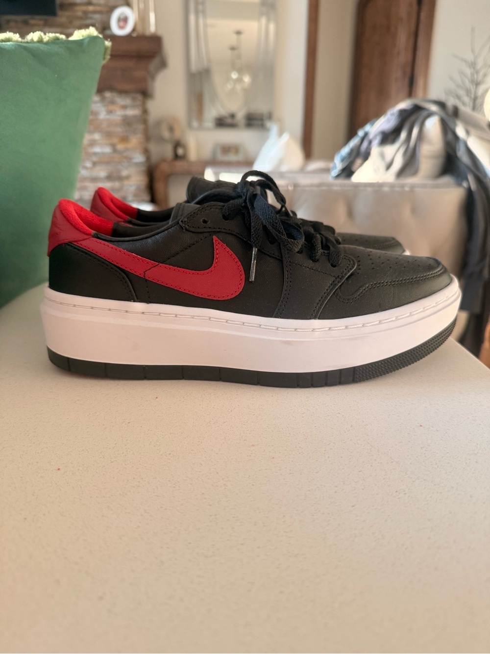 Nike Air Jordan 1 Elevate Low Black & Gym Red